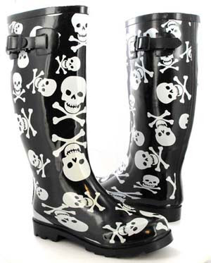 Goth Rain Boots for a Dismal Spring - Goth Shopaholic