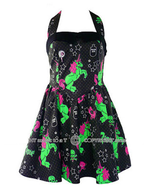 Hell bunny shop zombie unicorn dress