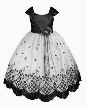 Emo Flower Girl Dress