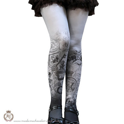 Goth & Halloween Tights - Virivee Tights - Unique tights designed