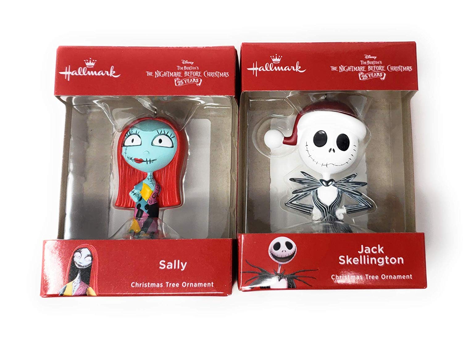 Hallmark's 25th Anniversary Nightmare Before Christmas Ornaments - Goth ...