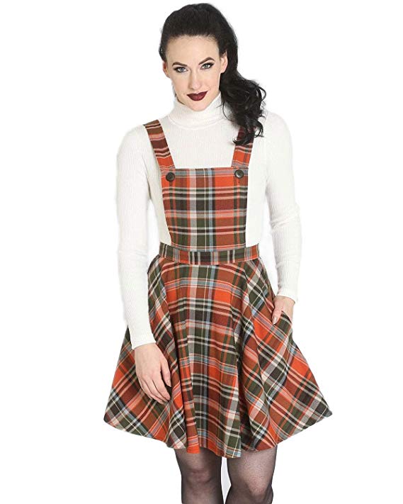 New Autumn Plaid From Hell Bunny for Corpgoths and Macabre Schoolgirls ...