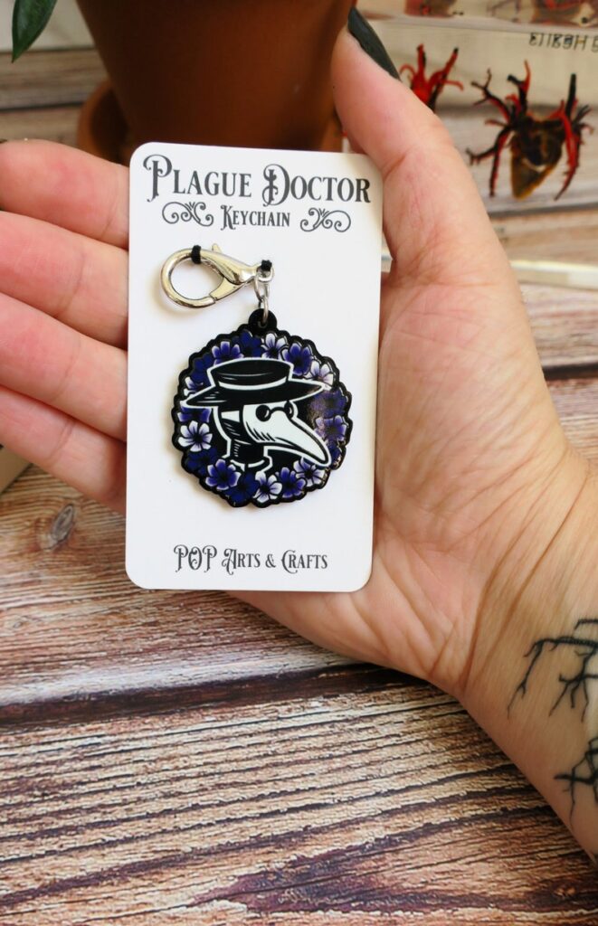 Plague Doctor String Doll Keychain – Mutter Museum Store